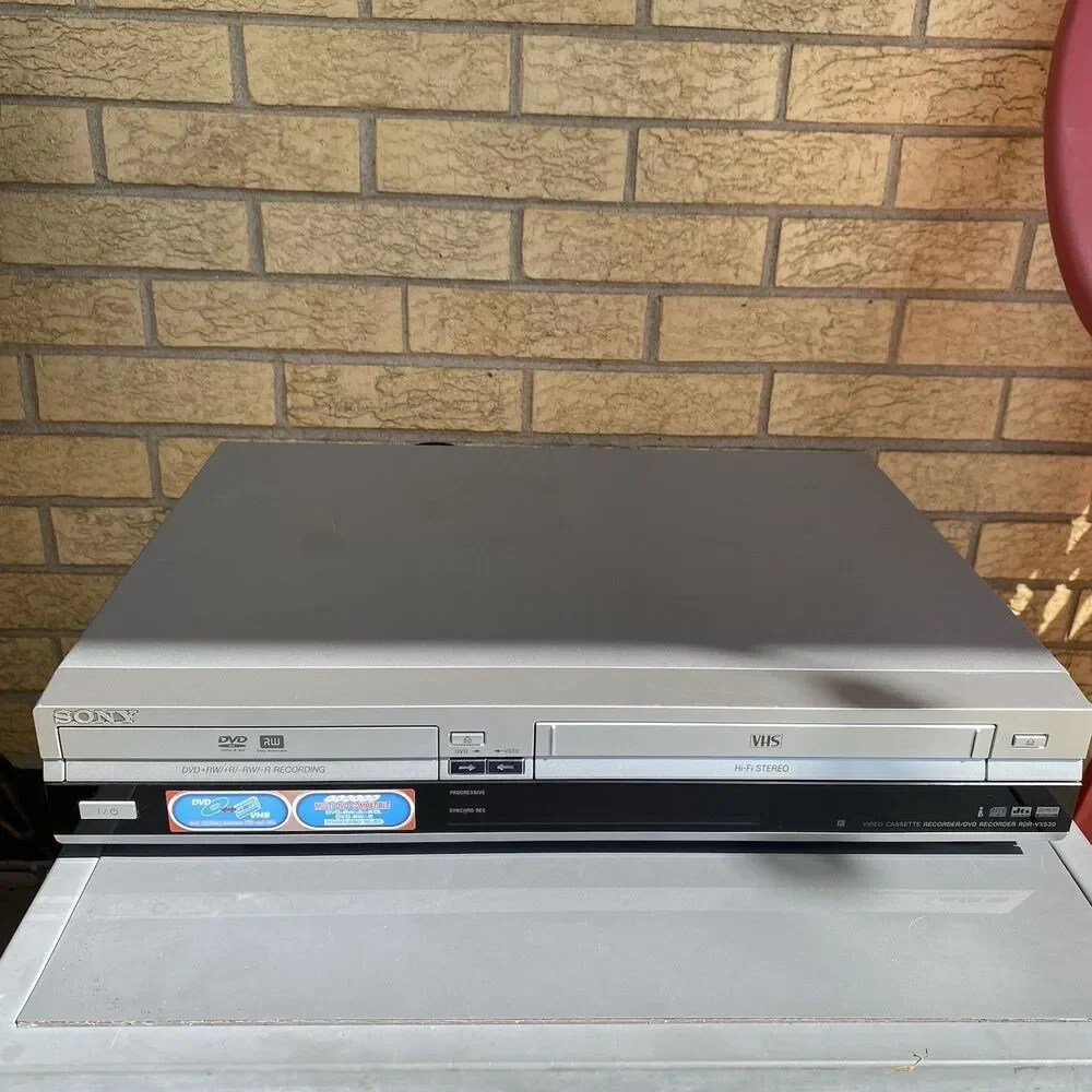 Sony RDR-VX530 DVD Recorder VHS Combo Player Tested Working No Remote